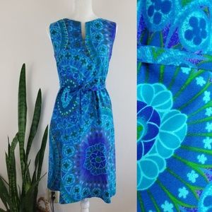 VTG 60s Waltah Clarke's Hawaiian Shift Dress